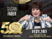 Susan Faber campeão do Evento #71 da WSOP