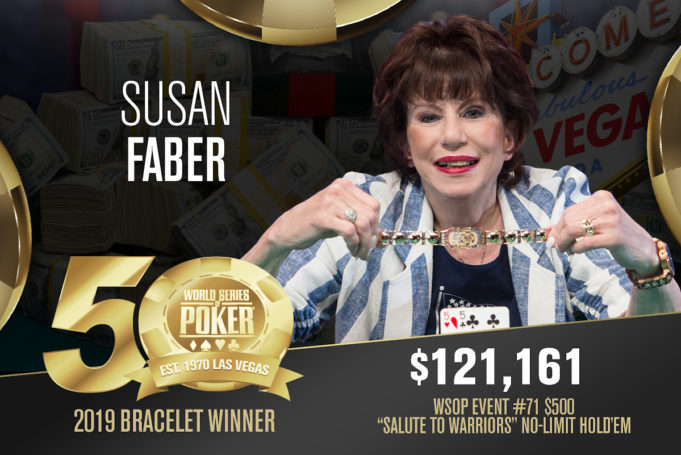 Susan Faber campeão do Evento #71 da WSOP