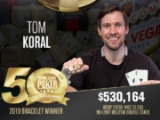 Tom Koral campeão do Evento #82 da WSOP