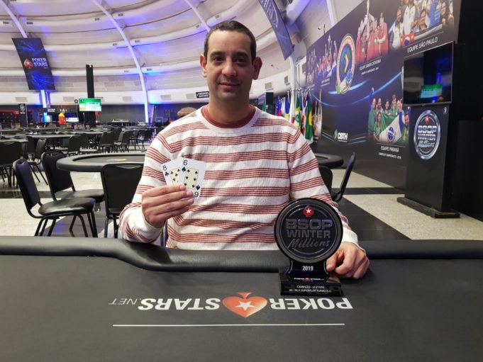 José Arenstein campeão do Super Flop do BSOP Winter Millions