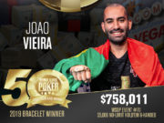 João Vieira - Campeão Evento #70 - WSOP 2019