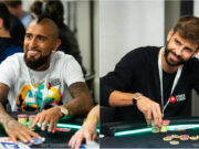 Arturo Vidal e Gerard Pique - EPT Barcelona