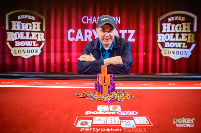 Cary Katz campeão do Super High Roller Bowl Londres (Foto: PokerCentral)