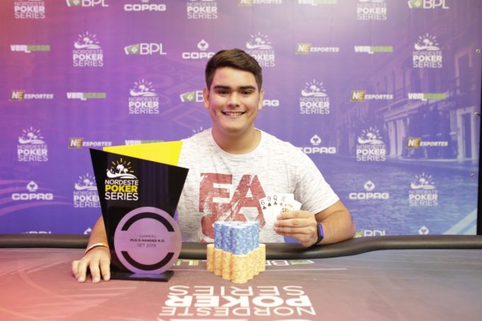 Guilherme Barros campeão do Pot-Limit Omaha 6-handed Knockout