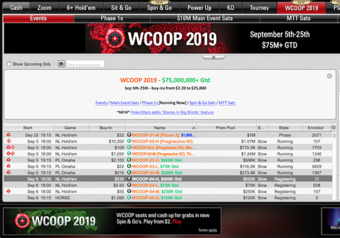 Lobby WCOOP