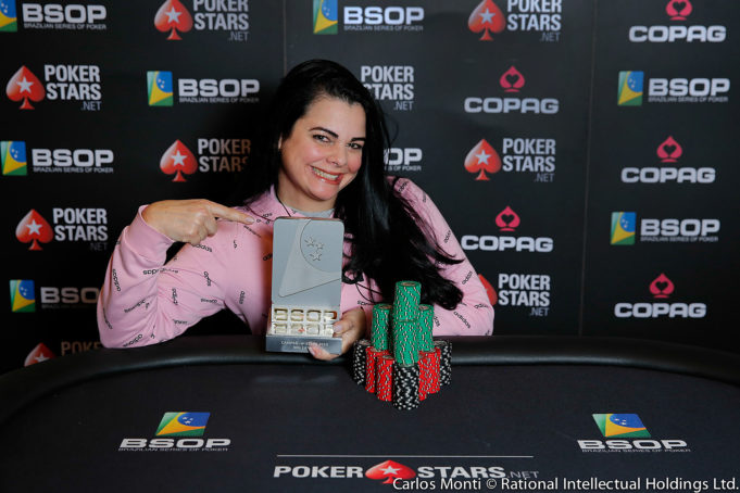 Adriana Zamponi campeã do Ladies Event do BSOP Gramado