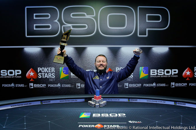 Regis Kogler campeão do Main Event do BSOP Gramado