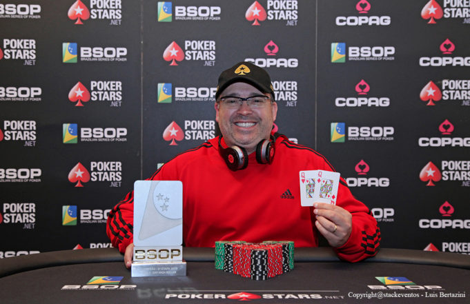 Júlio Martini é campeão do 1-Day High Roller do BSOP Gramado