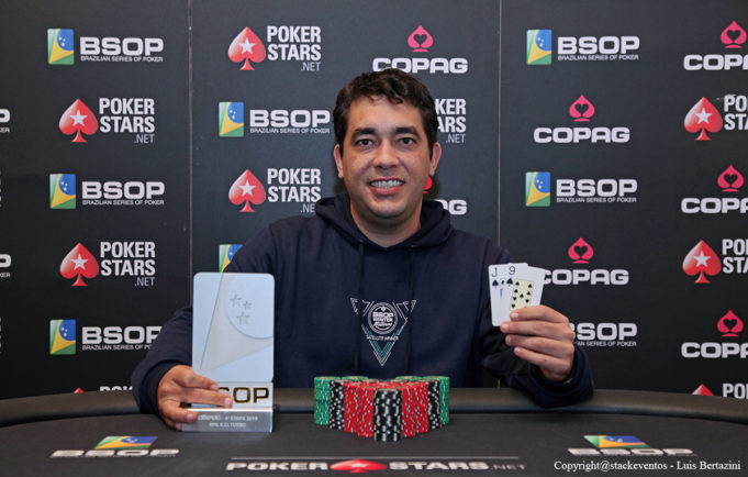 Felipe Brasil campeão do Turbo Knockout do BSOP Gramado