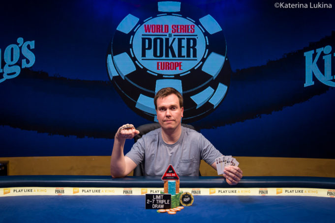 Espen Sandvik campeão do 8-Game da WSOP Europa