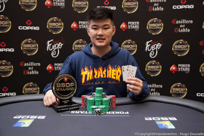 Vinicius Massaru campeão do Primeira Vez by Copag do BSOP Millions