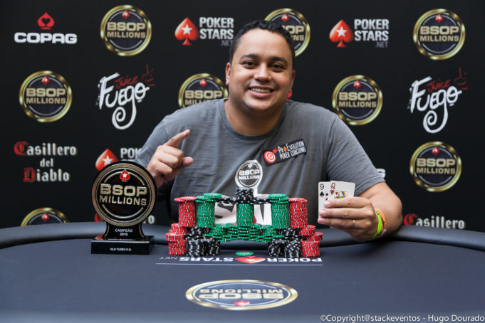 Rafael Moreira campeão do Turbo Knockout do BSOP Millions