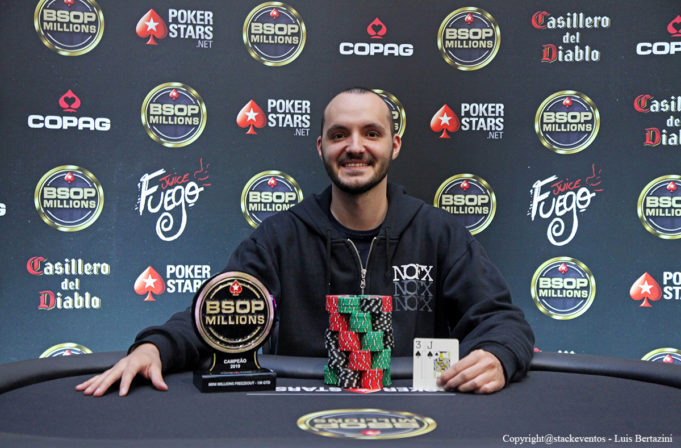 Douglas Schiochett campeão do Mini Millions Freezeout do BSOP Millions