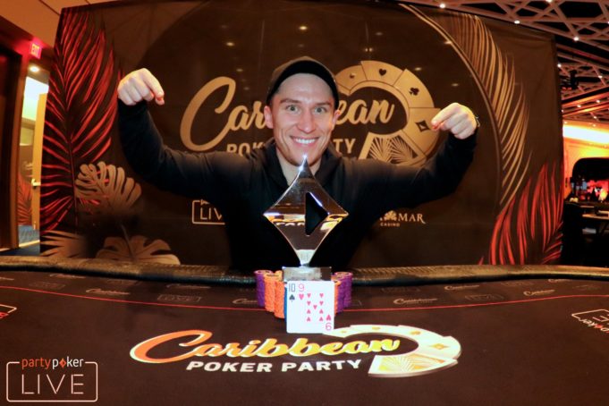 Daniel Dvoress campeão do Short Deck do Caribbean Poker Party