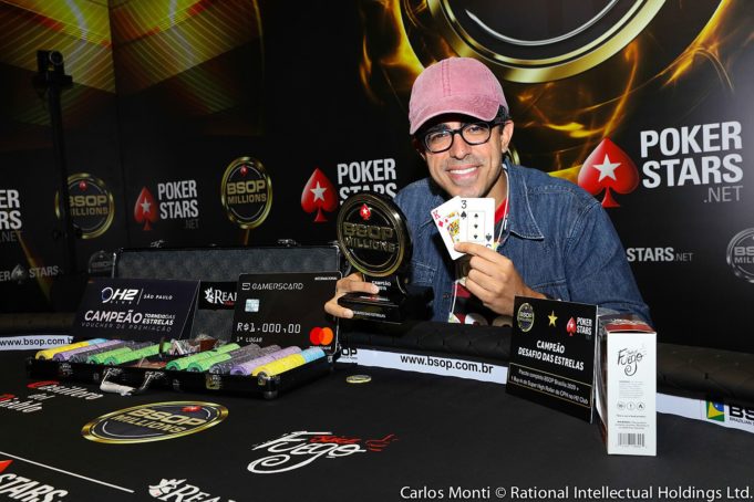 Marcius Melhem campeão do Desafio das Estrelas do BSOP Millions