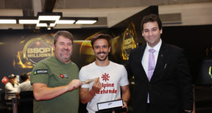 Chris Moneymaker, Yuri Martins e Devanir Campos - BSOP Millions