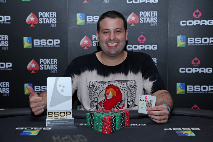 Luiz Neto campeão do SuperFlop do BSOP Brasilia