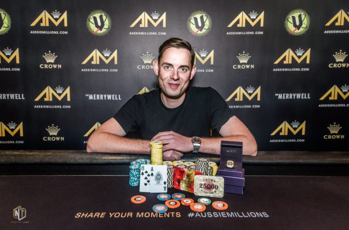 Toby Lewis campeão do 6-Max Short Clock do Aussie Millions