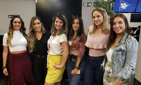 Mirelle Moschella, Luana Alves, Karen, Realli, Laurinha Cintra, Milena Magrini e Bruna Unzueta - H2 Club Campinas