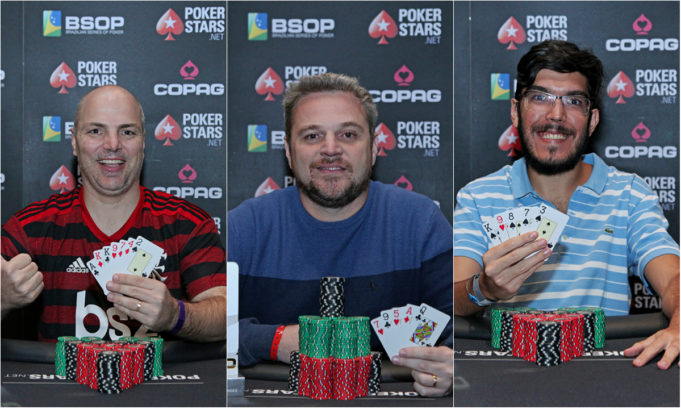 Alex Denz, Rodrigo Garrido e Nikolas Carvalho divedem a liderança do ranking de Mixed Games do BSOP