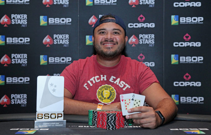 Willian Sabata campeão do Big Pot Freezeout Knockout