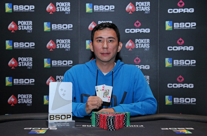 Dauren Nogaibay campeão do Big Pot Turbo do BSOP Brasília