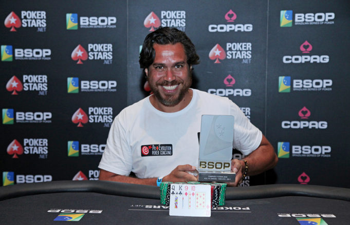 Jean Vicente campeão do Pot-Limit Omaha do BSOP Brasília