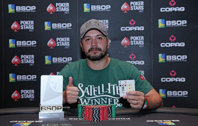 Bruno Cardozo campeão do Turbo SuperStack do BSOP Brasília