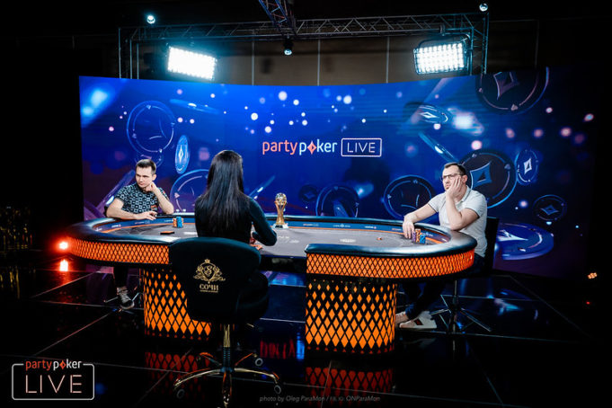 Mikita Badziakouski e Artur Martirosyan no heads-up do Evento #4 do MILLIONS SHR Series Sochi