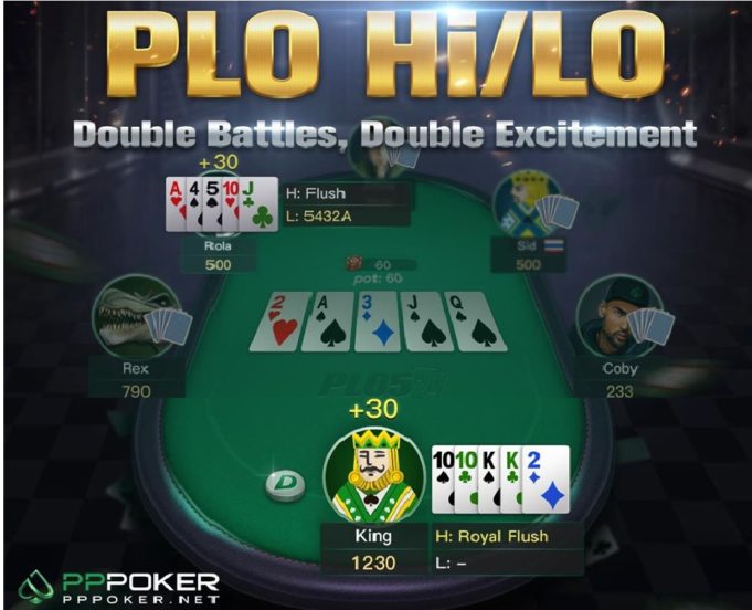 PLO Hi-Lo no PPPoker