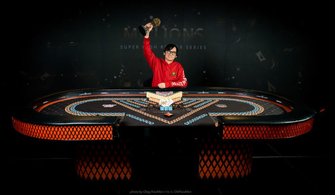 Wai Kin Yong campeão do Evento #5 do MILLIONS Super High Roller Series Sochi