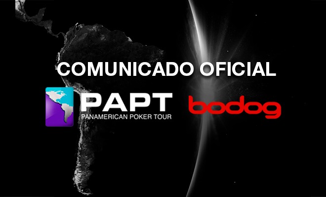 Comunicado oficial - PAPT Bodog