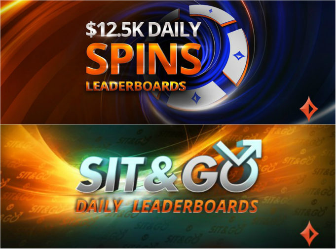 Spins e Sit & Go Leaderboards - partypoker