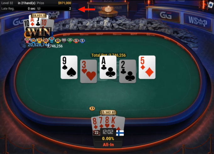 Hun Wei Lee campeão do Evento #37 da WSOP Online