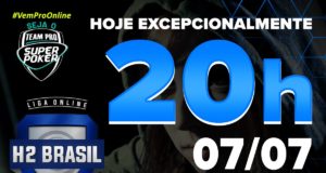 SuperPoker Team Pro na Liga Online H2 Brasil