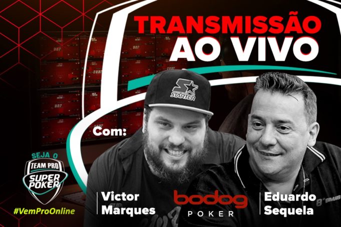 Transmissão ao vivo com Vitão e Sequela - SuperPoker Team Pro