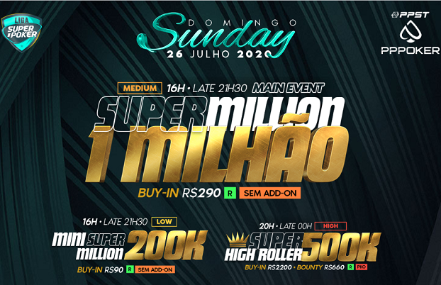 Domingo (26) na Liga SuperPoker