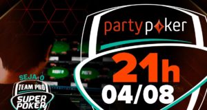 Terceiro torneio de agosto, no partypoker - SuperPoker Team Pro