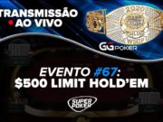 Transmissão Evento #67 da WSOP Online