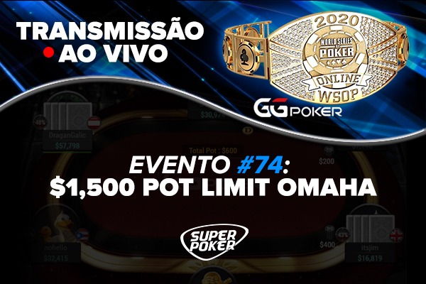 O campeão do Evento #74 da WSOP Online levará mais de US$ 200 mil