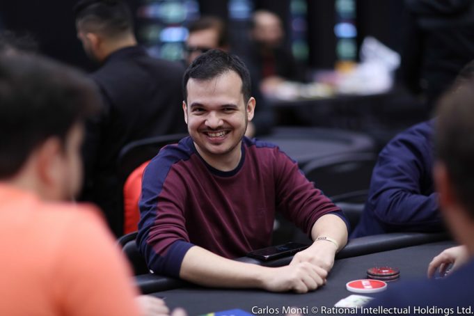 Will Arruda avançou com o terceiro maior stack do Dia 1R do Main Event da WSOP Online