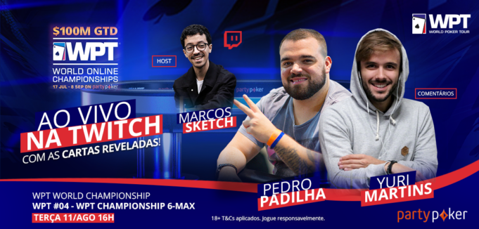 Transmissão do WPT WOC com Yuri Martins e Pedro Padilha - partypoker