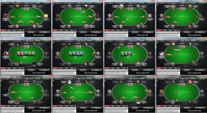 As mesas do PokerStars recebem milhares de jogadores todos os dias