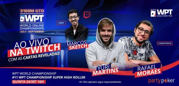 Decisão do SHR do WPT WOC terá transmissão do partypoker Brasil