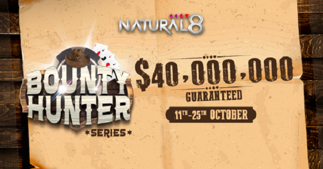 Bounty Hunter Series distribuirá mais de US$ 40 milhões no Natural8