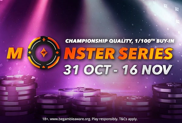 Monster Series volta a ser atração do partypoker a partir do dia 31