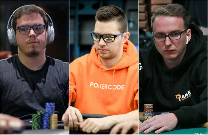 Brunno Botteon, Matthias Eibinger e Benjamin Rolle se envolveram em um grande pote na High Rollers Week