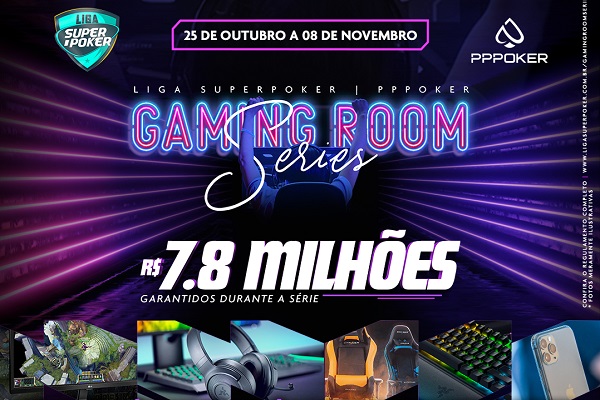 Gaming Room Series distribuirá mais de R$ 1 milhão na Liga SuperPoker