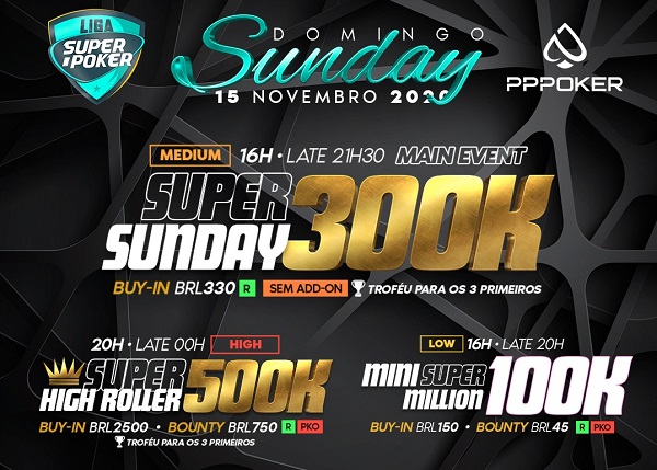 Liga SuperPoker reserva um domingo (15) recheado no PPPoker