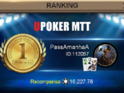 "PassAmanhaA" foi o grande nome da segunda-feira (30) no UPoker